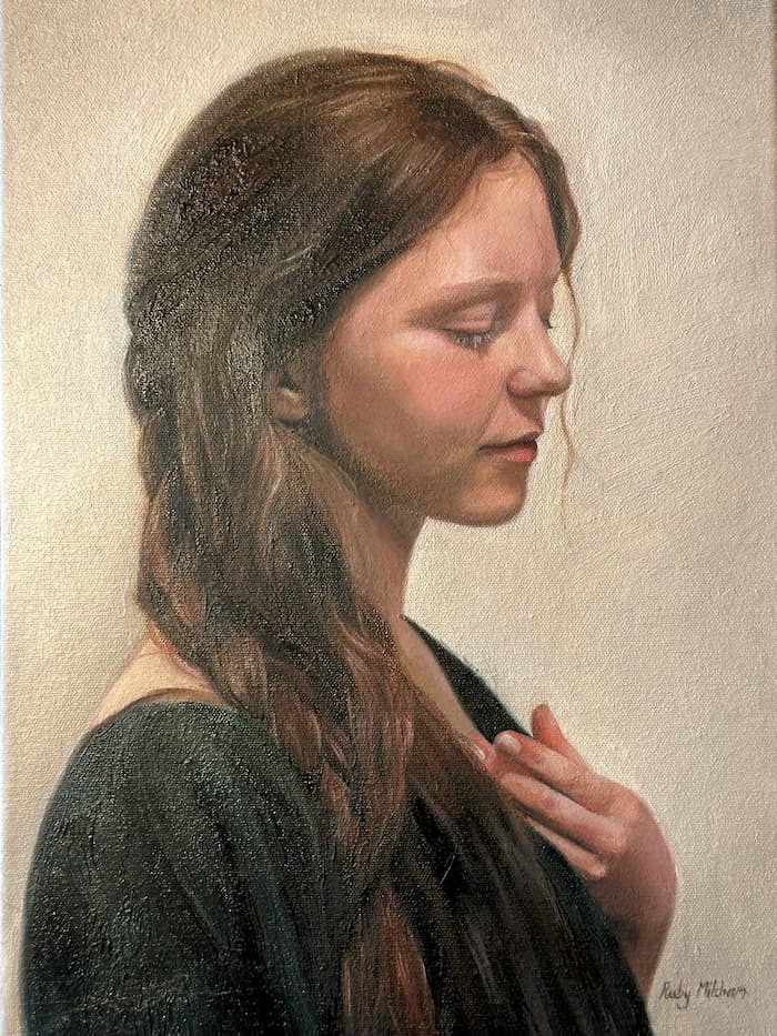 Talented artist joins Old Masters after portrait is showcased at prestigious exhibition